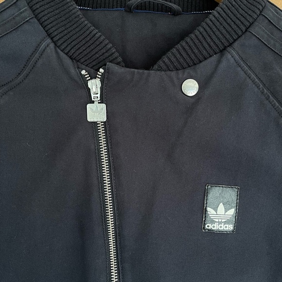 Y2K ADIDAS VESPA Black and Red Cotton Jacket, Men's Size Small - Picture 15 of 15